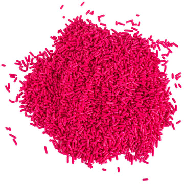 Pink Sprinkles - 2.2 Pounds - Bulk Hot Pink Sprinkles For Cupcakes - Princess Pink Jimmies - Pink Sprinkles For Baby Shower, Gender Reveal, Ice Cream, Cookies, Baking