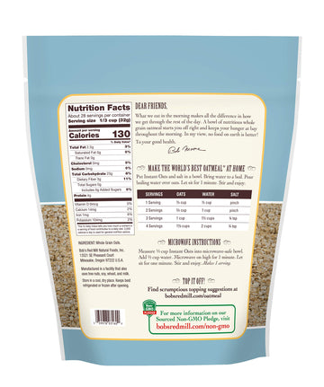 Bob's Red Mill Instant Rolled Oats, 32 Oz
