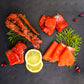 Jet Set Sam Smoked Salmon Sampler Gift Basket 2 lbs Gourmet Food Box Sockeye Candy Nuggets
