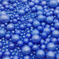 Edible Royal Blue Sugar Pearls Sprinkles Candy Mix Size Pearls Cake Decorations Cupcake Toppers Decorating Perfect For Wedding P