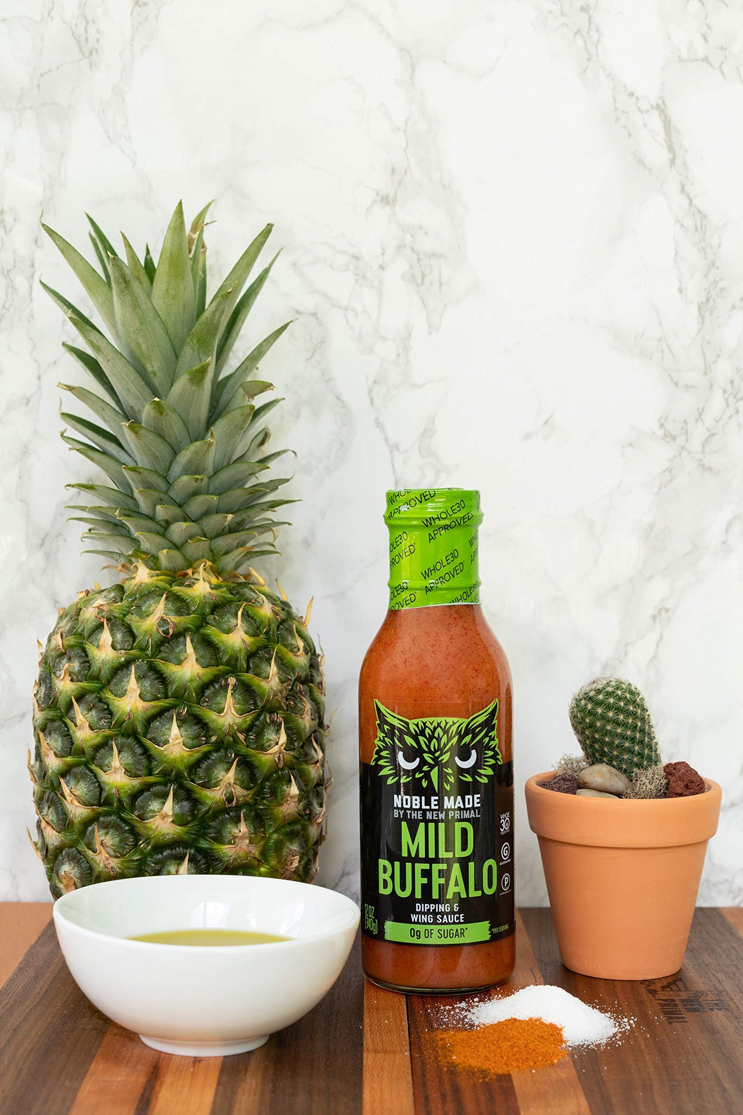 The New Primal - Sauce Buffalo Mild Paleo - Case of 6 - 12 OZ(D0102HX7SLA.)