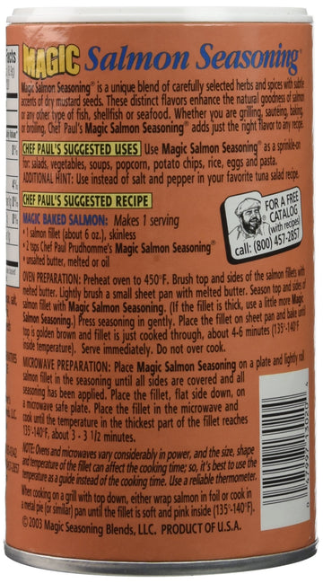 Salmon Magic Seasoning - 7 Ounce (Pack Of 2)