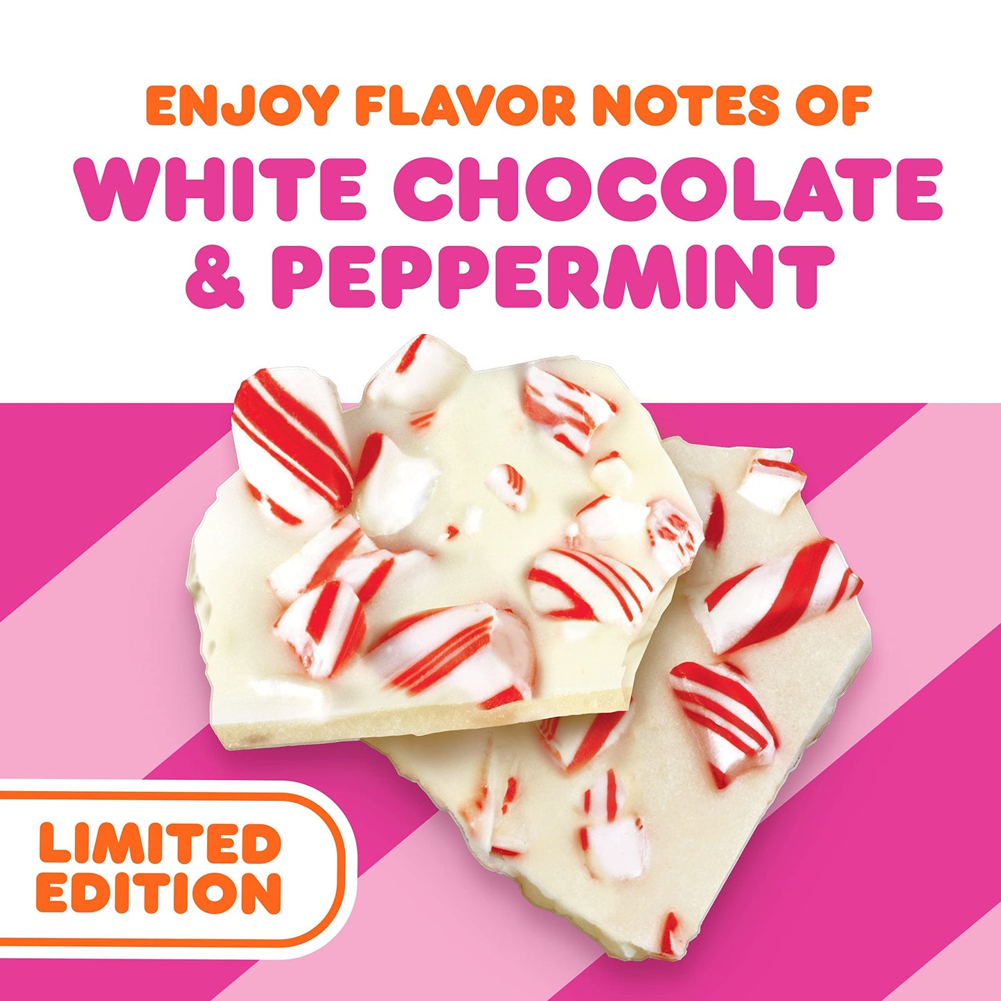 Dunkin Polar Peppermint Flavored Coffee, 60 Keurig K-Cup Pods
