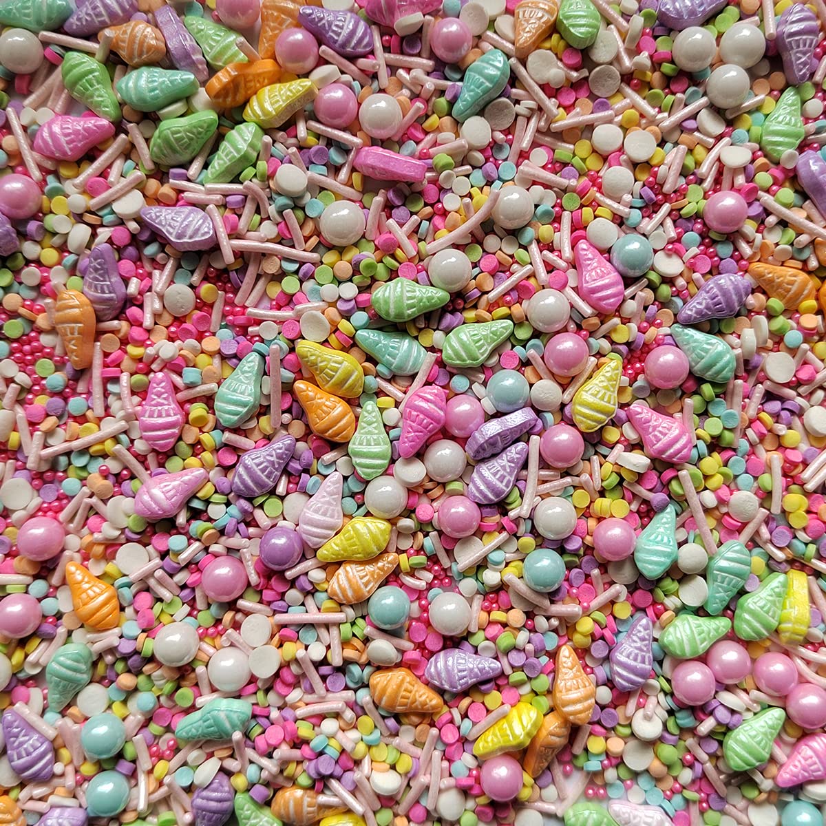 Homankit Summer Multicolor Sprinkles Ice Cream Sprinkles Candy Baking Edible Cake Cupcake Toppers Cookie Dessert Decorations Bir