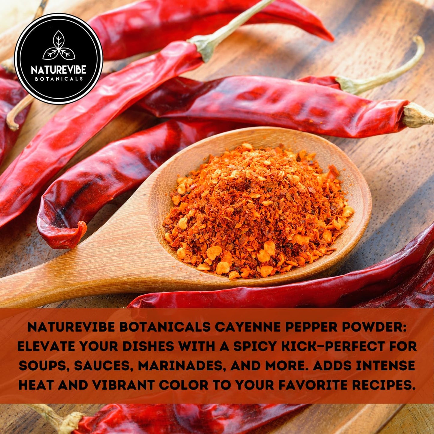 Cayenne Pepper Powder 2lb by Naturevibe Botanicals | Cayenne Seasoning | Hot & Spicy Flavor | Great for Cooking & Hot Sauces (32