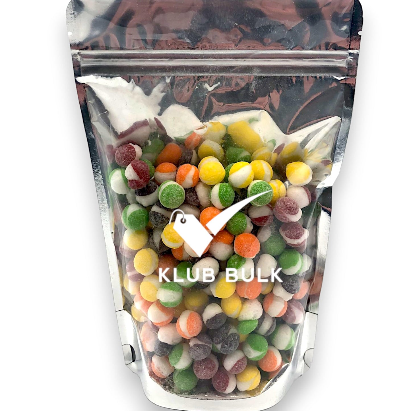 Klub Bulk Premium Freeze Dried Candy Sour Dried Crunchy Comets-1 lb Fruity Crispy Crunchy Sour Candy Popping into a Unique Shape