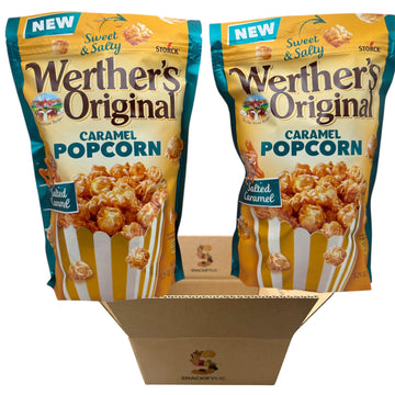 Salted Caramel Popcorn Sweet And Salty  5.29 Oz  2-Pack - Gourmet Snack For Movie Nights  Parties  And Gifting