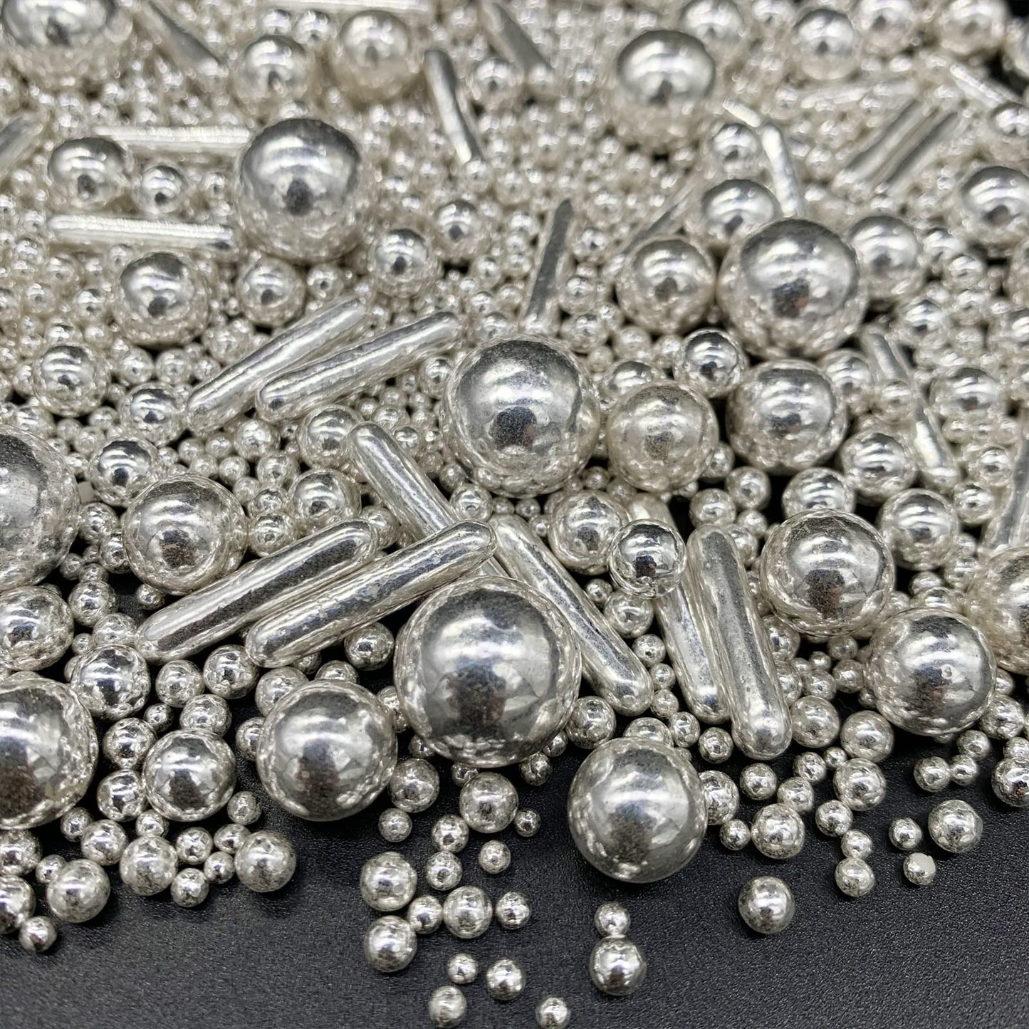 Sprinkles Silver Pearl Sugar Candy Mix Size Baking Cake Decorations Cupcake Toppers Cookie Decorating Ice Cream Celebrations Sha