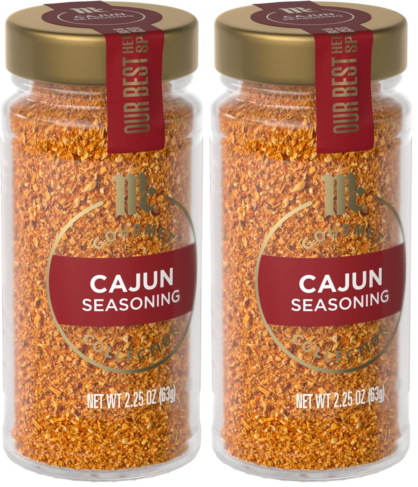 McCormick Gourmet, Cajun Seasoning, 2.25 Oz (Pack of 2)