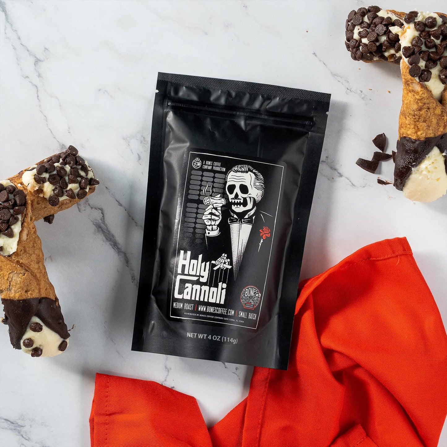 Bones Coffee Company NEW Flavors! Favorite Flavors Sample Pack | 4 oz Pack of 5 Assorted Whole Coffee Beans | Low Acid Medium Ro