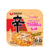 Nongshim Shin Ramyun Toomba Square Bowl, Spicy & Creamy Stir Fry Style Instant Ramyun Noodles with Sauce Mix, 3.73 oz (Pack of 6