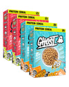 Ghost Protein Cereal, Variety Pack In Marshmallow With Lucky Charms Marshmallows & Peanut Butter (4-Pack) - 17G Protein & Good S