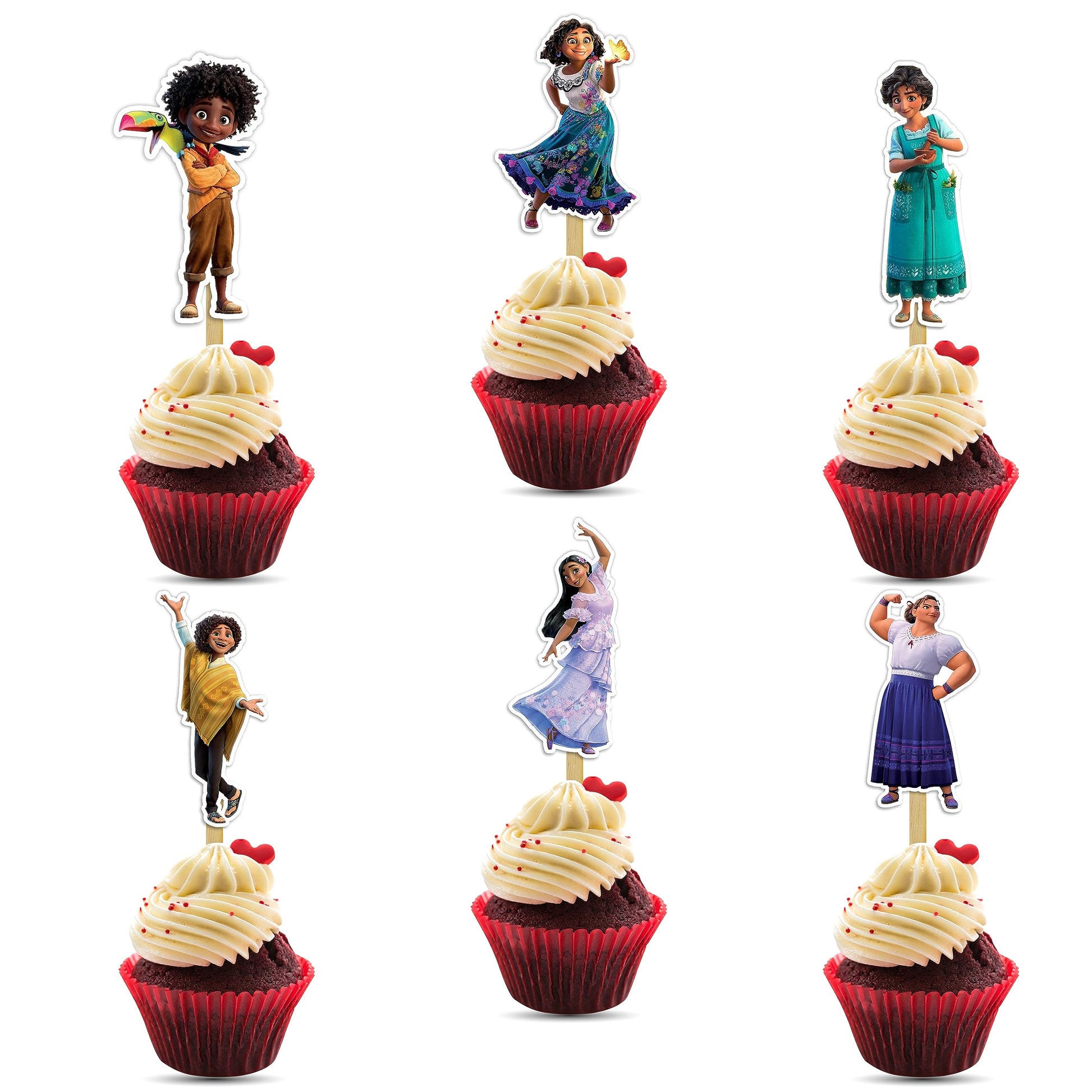Seyal® Encato Cupcake Topper - Small Size, Model USCaketop145, Perfect for Celebrations