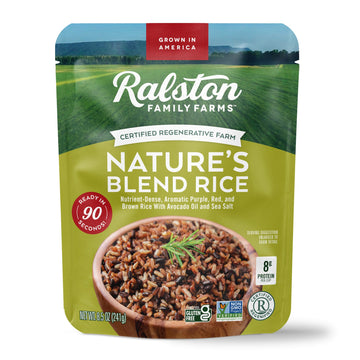 Ralston Family Farms Natures Blend Rice, 8.5 OZ, Ready in 90 Seconds, 6 Pack