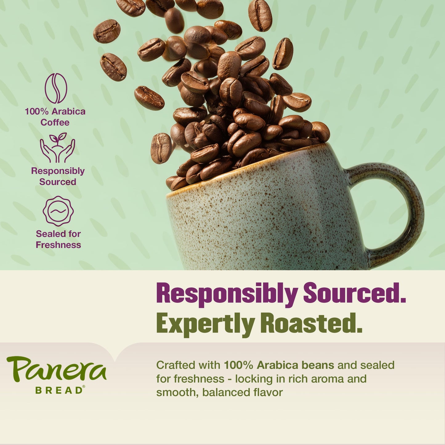 Panera Bread Hazelnut Crme Light Roast Coffee - Cafe-Quality Cup Pods  Smooth Buttery Flavor  100% Arabica  No Artificial Ingredients  60 Single Serve Pods (6 Packs of 10)