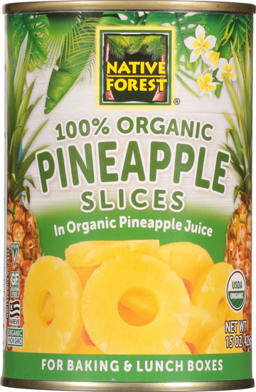 Native Forest Pineapple Slices Organic, 15 oz