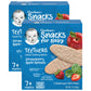 Gerber Snacks For Baby Teethers, Strawberry Apple Spinach, Gentle Teething Wafers, Non-Gmo Ingredients, 12 Individually Wrapped 