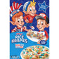 Kelloggs Rice Krispies Breakfast Cereal, Summer Snacks, Family Breakfast, Red and Blue Color Mix, 7.5oz Box (1 Box)