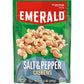 Emerald Nuts Salt And Pepper Seasoned Cashews (1-Pack), 5Oz Resealable Bag, Kosher Certified, Non-Gmo, Contains No Artificial Preservatives, Flavors Or Synthetic Colors