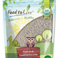 Food to Live Organic White Chia Seeds, 8 Ounces - Whole, Raw, Kosher, Keto, Sirtfood, Vegan, Bulk. Rich in Omega 3, Omega 6, Die