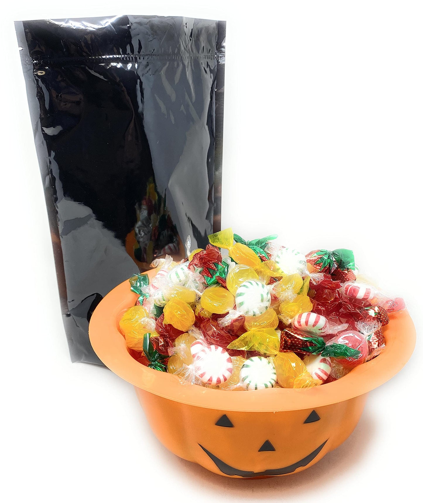 Holiday Special Assortit American Favorites Candy Party Mix Individually Wrapped Hard Candies Bulk Assortment 7 Flavors Variety Pack Resealable Pouch 4 Lb 300+Pcs (64 Oz)