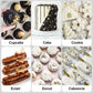 Huebeaty 6-in-1 Metallic Gold Dragees Sprinkles for Cake Decorating, 180g, Gold
