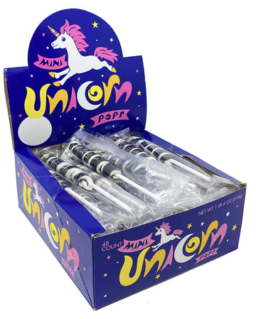 Adams & Brooks, Inc. Unicorn Pops 48 Count Individually Wrapped Unicorn Lollipops Great For Party Favors, Candy Buffets, Kosher