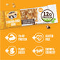 Lenny & Larrys Cookie-fied Protein Bar - Peanut Butter Chocolate Chip Vegan 9x45g - Healthy Snacks with 12g Plant Protein & 5g