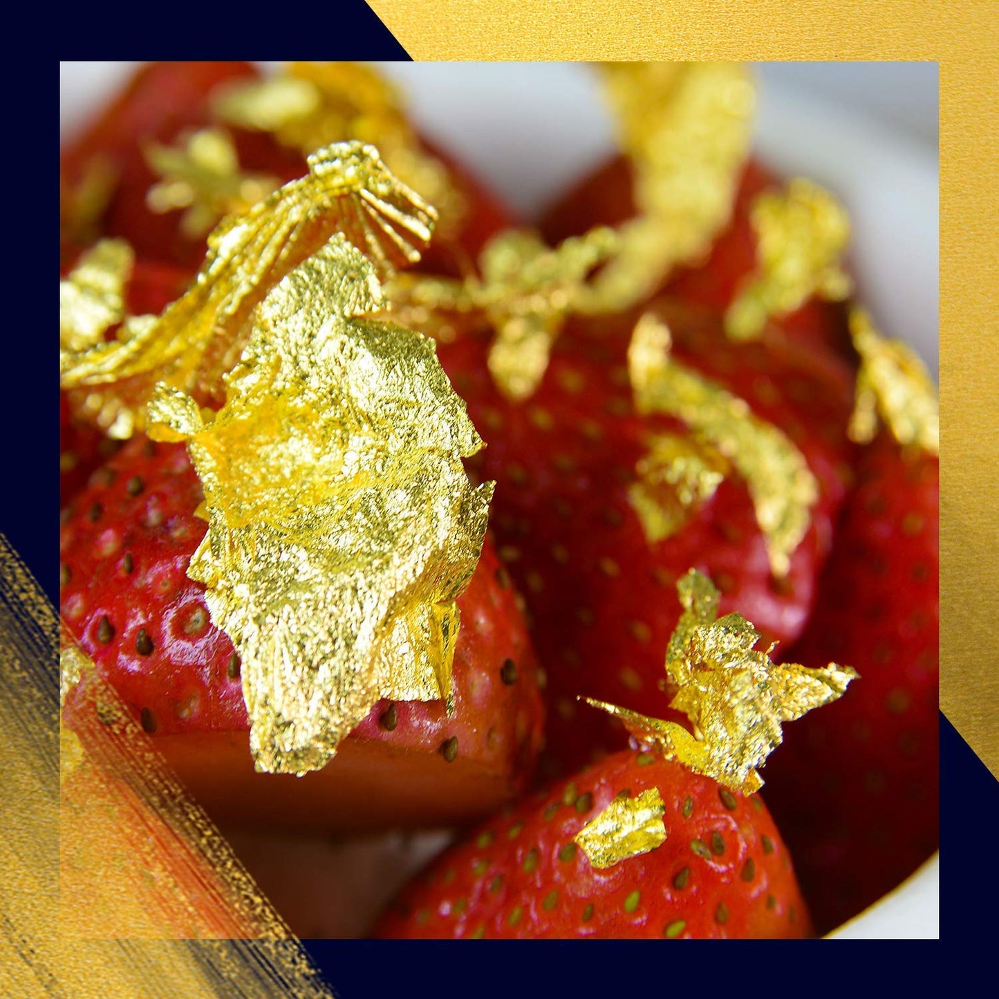 Edible Gold Leaf 24K By Barnabas Blattgold - Cake Decorations, Loose Gold Leaf Sheets For Cupcakes, 1.5 Inches, Book Of 12 Gold Foil Sheets