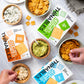 Fiber Gourmet Thinables Baked Cheese Crackers Healthy Low Net Carb Keto - Real Cheddar, High Fiber, 70 Calories, 6g Net Carbs, 1