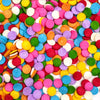 Rainbow Sprinkles Mix for Cake Decorating, Colored Confetti Round Chip Sprinkles for Cake Cupcake Cookies Baking Ice Cream