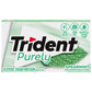Trident Purely Spearmint Sugar Free Gum, 12 Packs Of 14 Pieces (168 Total Pieces)
