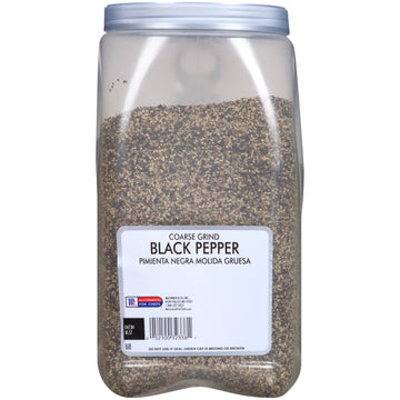 McCormick Culinary Coarse Grind Black Pepper, 5 lb - Five Pound Container of Coarse Ground Black Pepper with Woody Flavor, Best