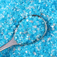 Sanding Sugar Edible Silver Glitter Stars Mix, Edible Blue Sugar Sprinkles For Cake Decorating, Sparkling Edible Sanding Sugar F