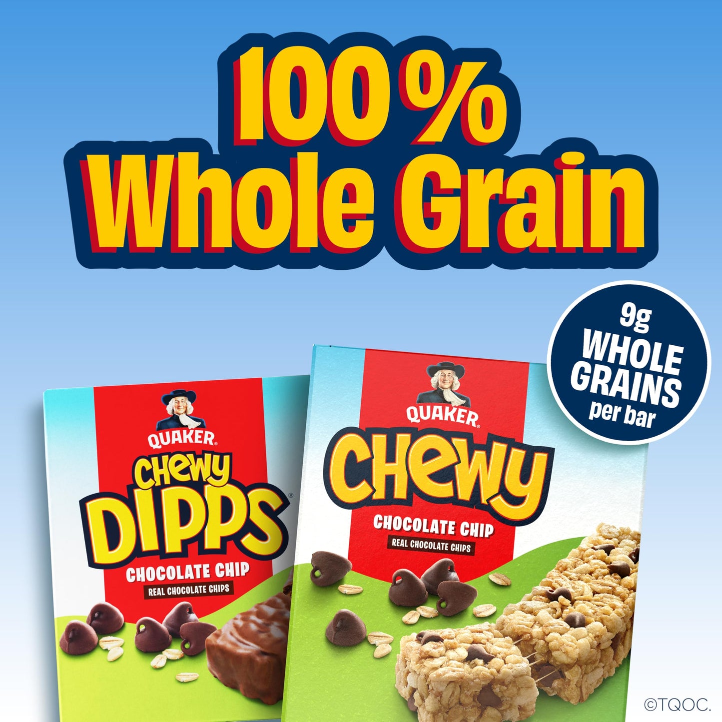 Quaker Chewy Granola Bars Chocolate Chip, 0.84 Oz, 18 Ct, Pack of 1