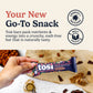 Tosi Variety Pack Protein Bars, Plant Based with Nuts, Gluten-Free Crunchy Snacks, Vegan, Organic, Flax & Chia Seeds, Soy-Free,