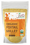 Jiva Organics Foxtail Millet 2 LB Bag | Whole Grain, Gluten-Free & Organic | Protein & Fiber-Rich Superfood for Indian Cooking