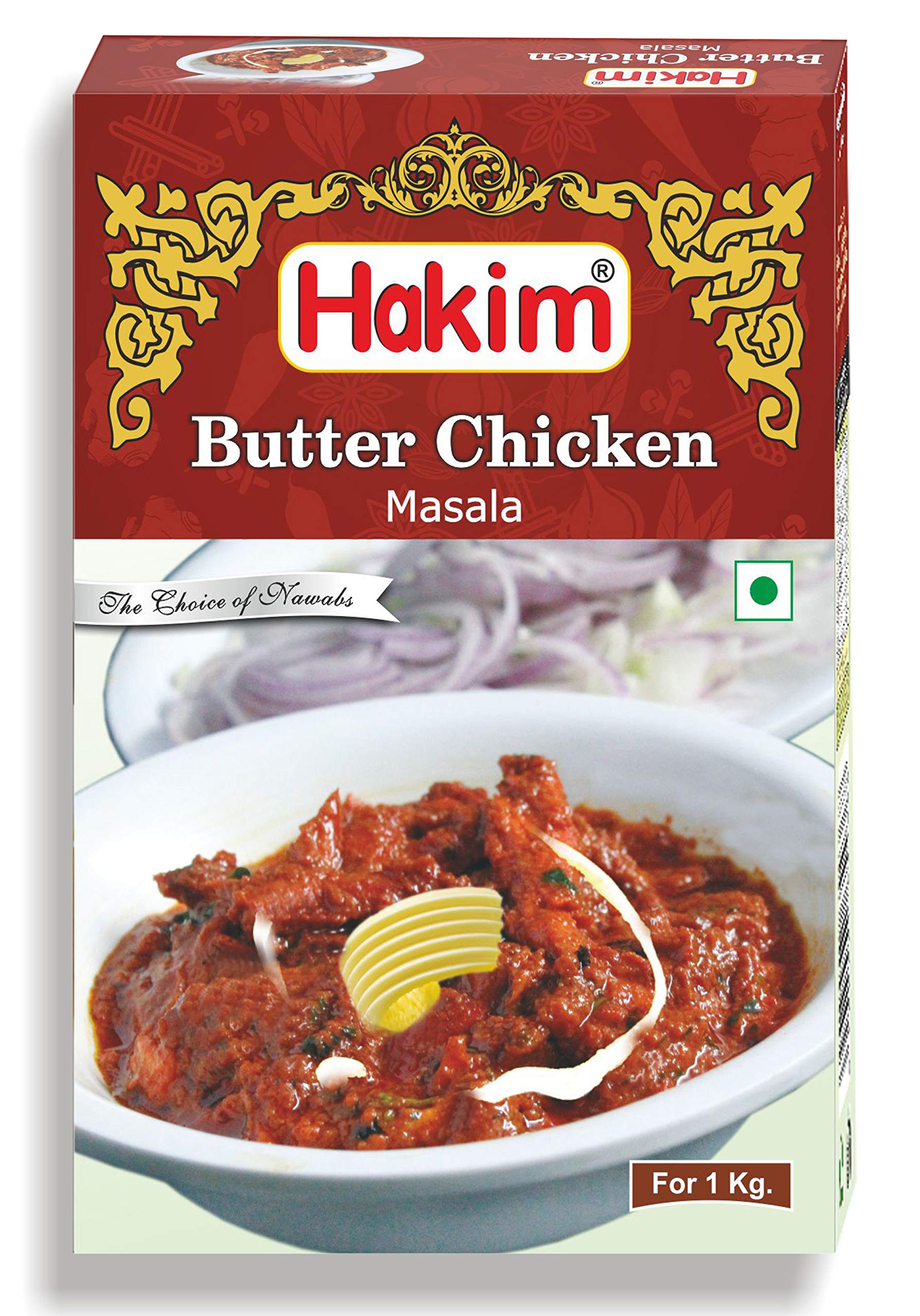 Hakim IndiaS 1St Authentic Mughlai Butter Chicken Masala - Pack of 12-50 Grams Each