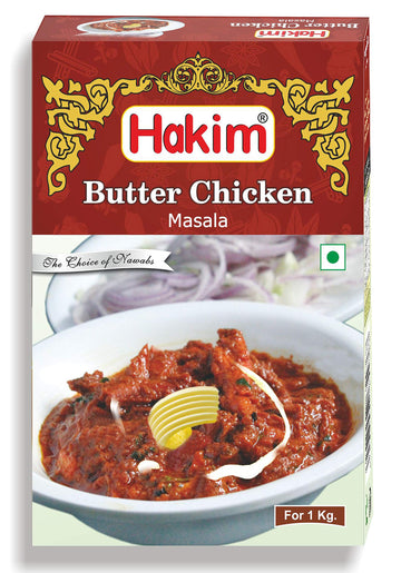 Hakim IndiaS 1St Authentic Mughlai Butter Chicken Masala - Pack of 12-50 Grams Each