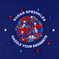 Patriotic Edible Sprinkles For Cake Decorating, 4Th Of July Independence Day Memorial Day Red White And Blue Star Pearl Sugar Sp