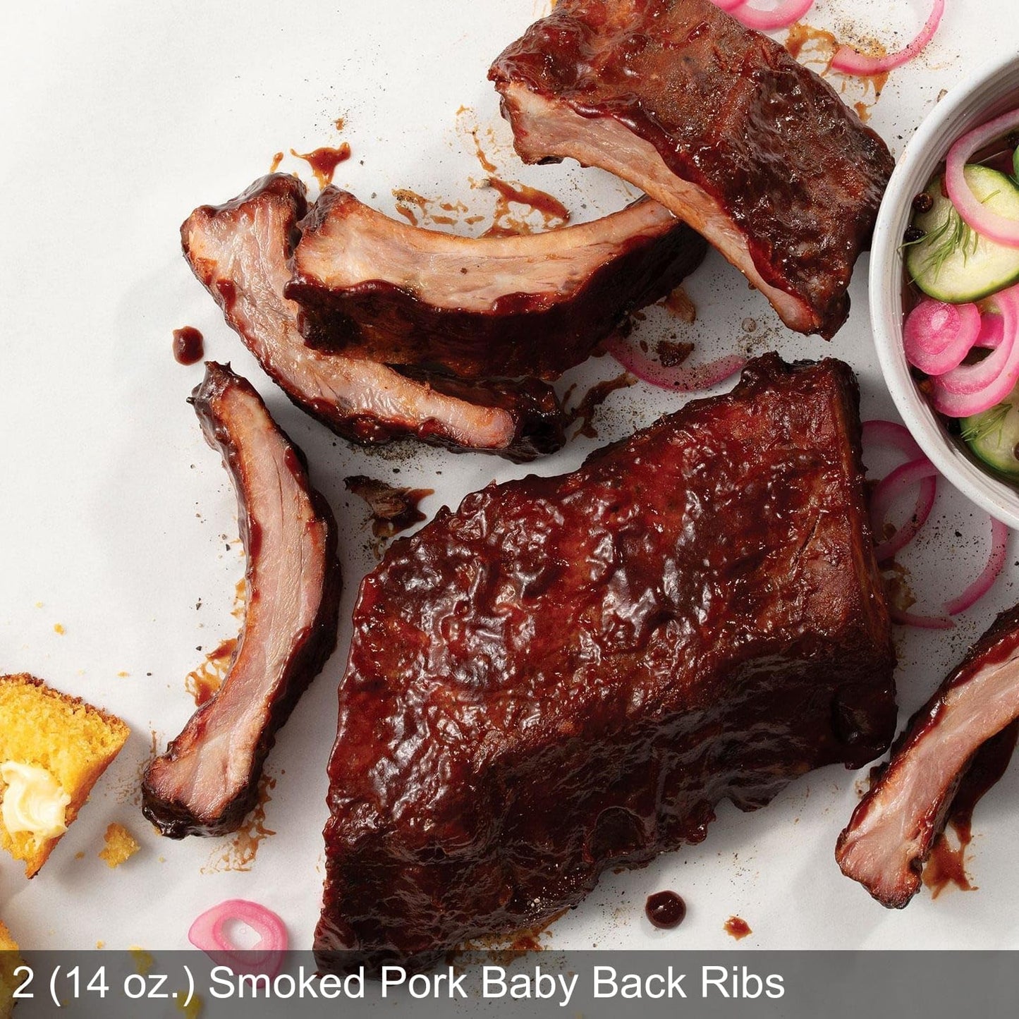 Omaha Steaks Barbecue Favorites - 4 Ribeyes, 4 Chicken Breasts, 2 Baby Back Ribs, 4 Burgers, 4 Scalloped Potatoes,