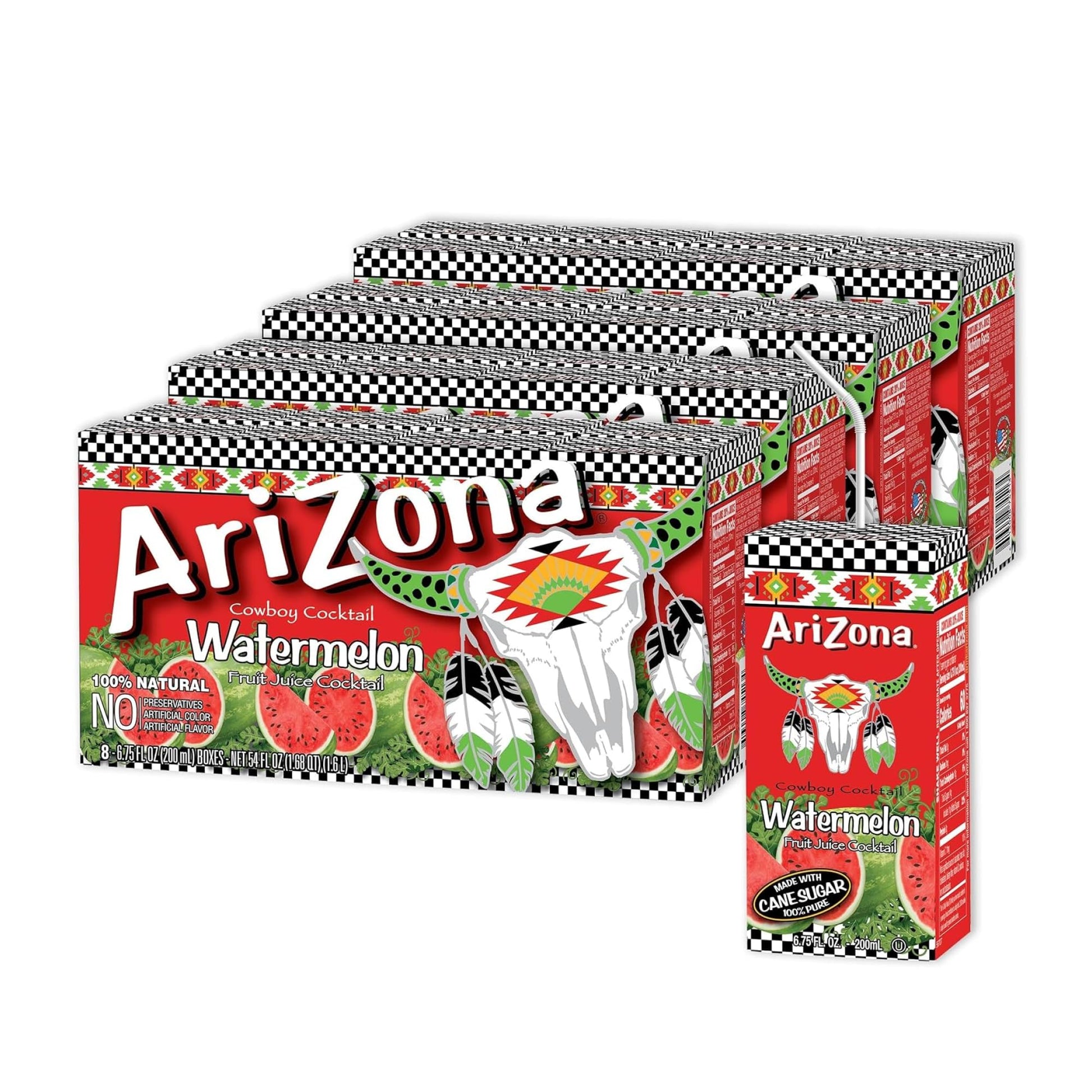 Arizona Watermelon Drink, 6.75 fl oz Tetra Box (Pack of 32)