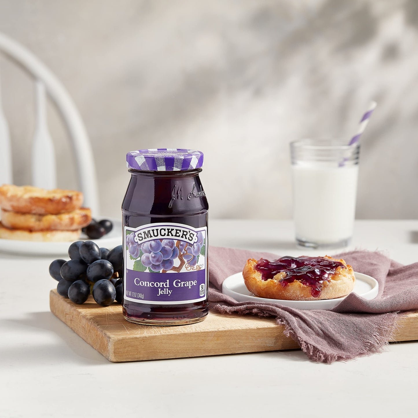 Smucker'S Concord Grape Jelly, 12 Ounces (Pack Of 6)