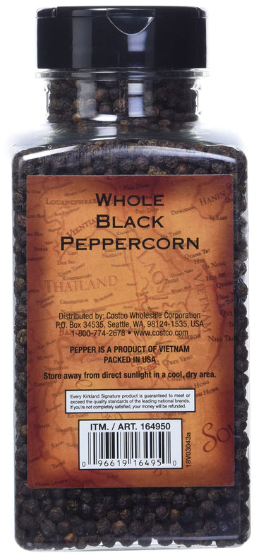 Kirkland Signature Whole Black Peppercorns, 14.1 Oz