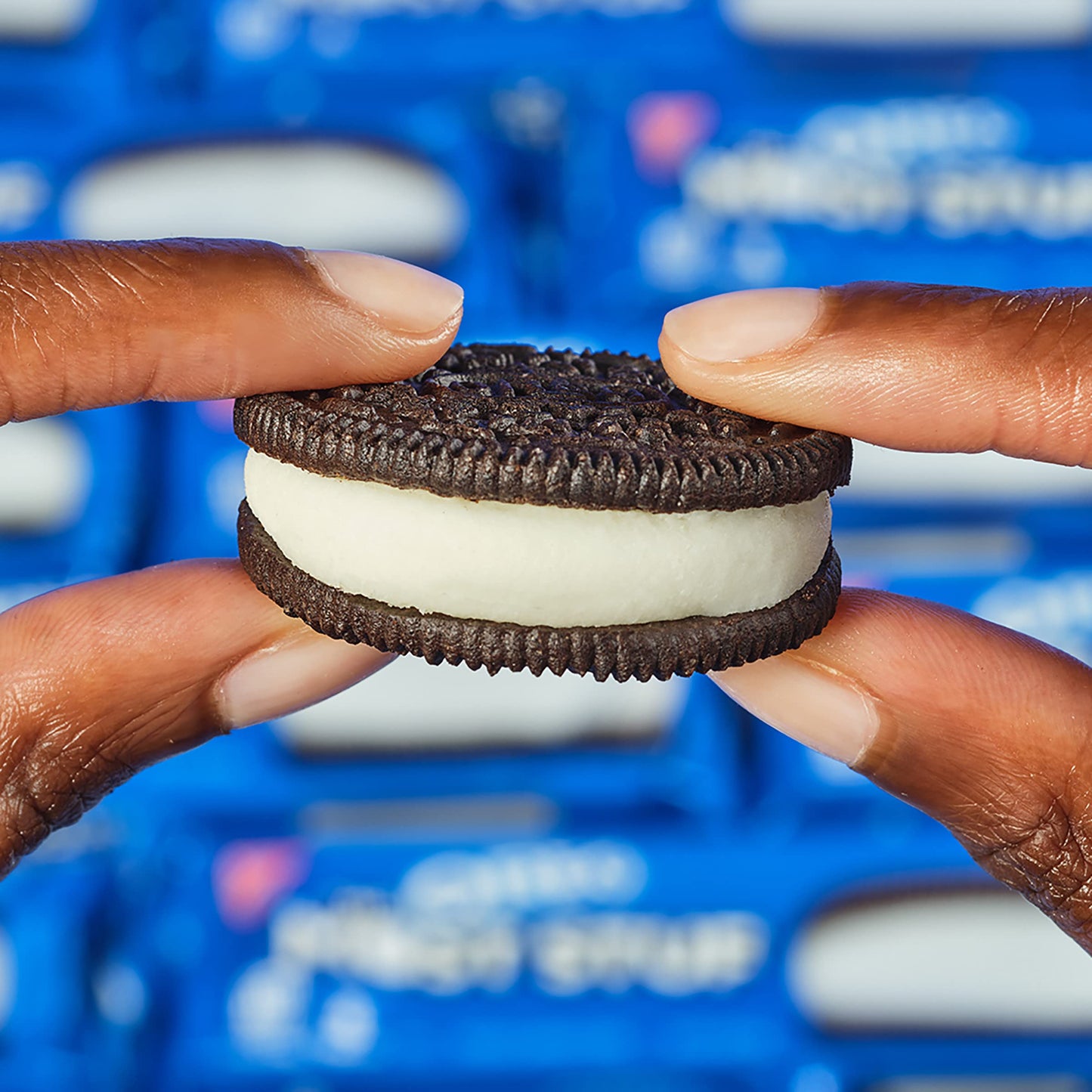 Oreo Mega Stuf Chocolate Sandwich Cookies, Family Size, 17.6 Oz