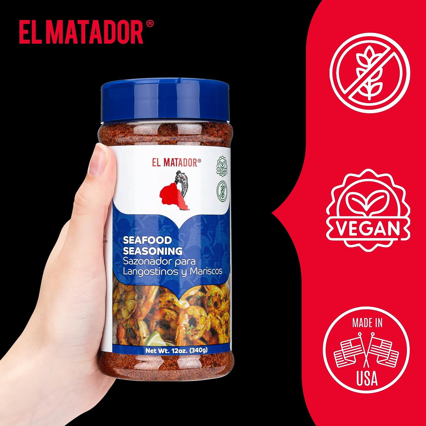El Matador Seafood Seasoning - 12 Ounce (Pack of 1)