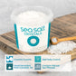 Cornish Sea Salt Mineral Crystals, Hand-Harvested, 52.8 oz Resealable Tub, Pack of 2