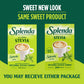 SPLENDA Stevia Zero Calorie Sweetener, Sugar Substitute Packets, 200 Count (Pack of 1)