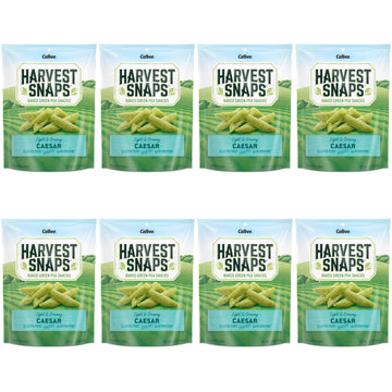 Harvest Snaps Veggie Chips (Caesar Snack Crisps) | Powered By Plant Protein, Gluten Free, Non-Gmo Baked Vegetable Crisps | Made