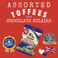 Walkers Nonsuch Assorted Toffees & Chocolate Éclairs, English Creamy, Milk & Dark Chocolate, 5.29 Oz (150g)